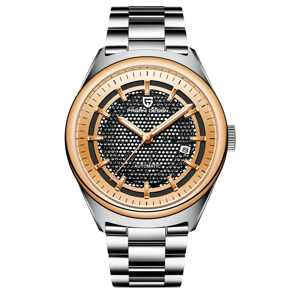 Pagani Men's Mechanical Steel Band Watch