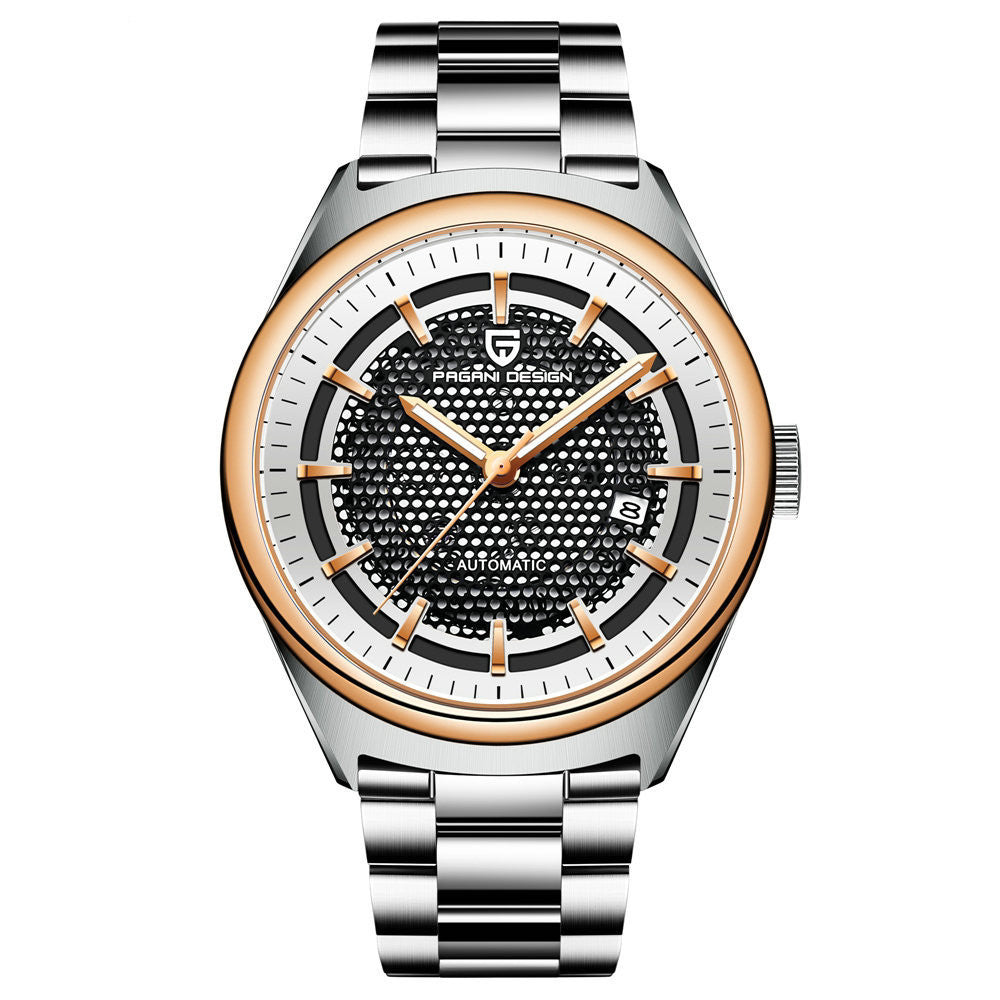 Pagani Men's Mechanical Steel Band Watch