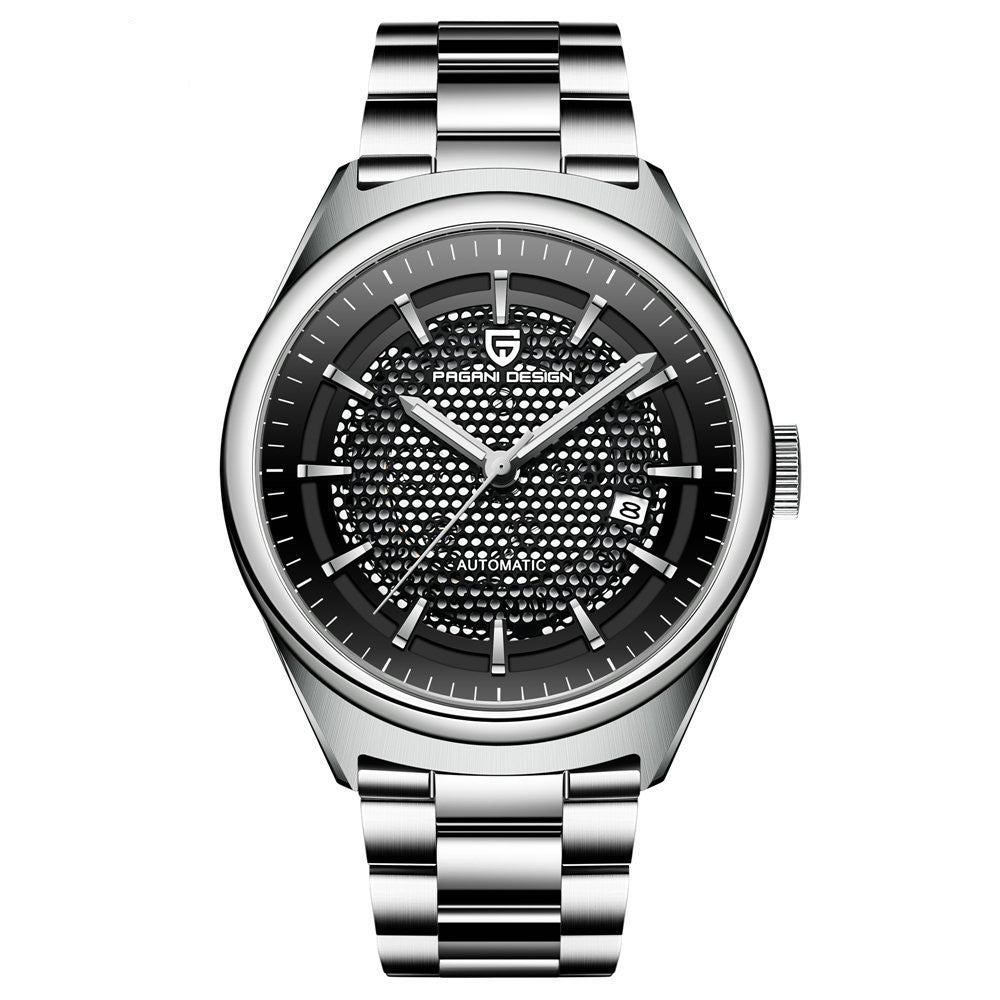 Pagani Men's Mechanical Steel Band Watch