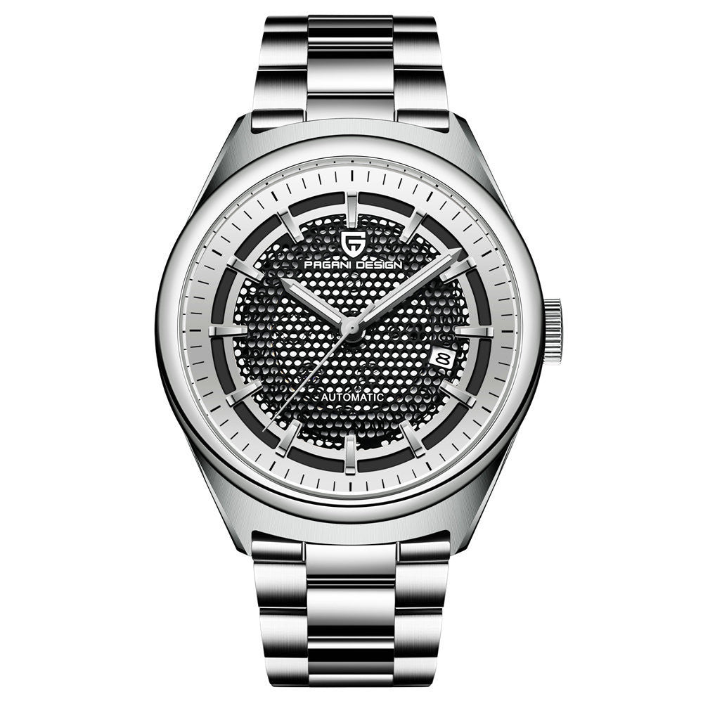 Pagani Men's Mechanical Steel Band Watch